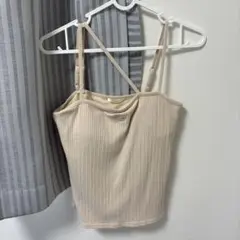 【raffime】アシメネックカップ付きインナーキャミソール