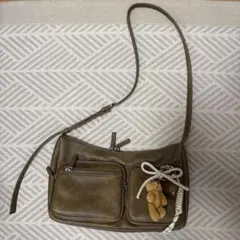 LOWRYSFARM ポケツキショルダーBAG 브라운
