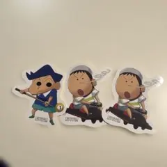 ラウンドワン限定☆クレヨンしんちゃん☆ステッカー 3枚セット