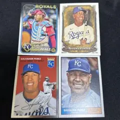 Salvador Pérez サルバドール・ペレス　topps 4枚セット
