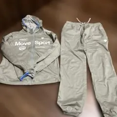 DESCENTE Move Sport ジャージ上下セット グレー