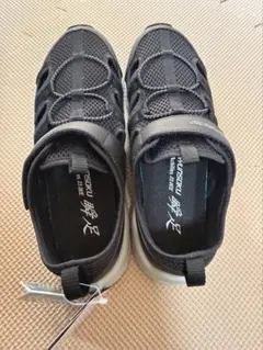 新品　瞬足　マリンシューズ　サンダル　スニーカー メッシュ　23.0cm 黒