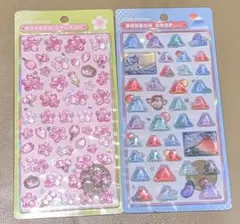 【国内正規品】ボンボンドロップシール 和柄 富士山 桜 2枚セット