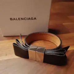 BALENCIAGA バレンシアガ レザー バングル ブレスレット - メルカリ