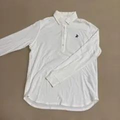 Jack Bunny!! 長袖ポロシャツ 2号 ホワイト