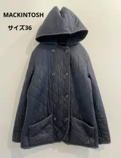 MACKINTOSH キルティング中綿ジャケット　裏地ボア ネイビー サイズ36