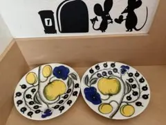  ARABIA フルーツ花模様皿 2枚セット Amazon.co.jp: アラビア食器20cmプレートフルーツ柄プレート陶器装飾