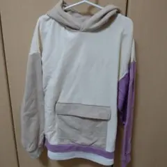 フード付きレイヤードトレーナー120