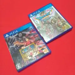 PS4 5　ソフト　ワンピース　海賊無双４　ドラゴンクエストⅩⅠ　２本　セット