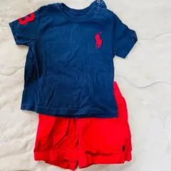 【ラルフローレン】80 セットアップ
