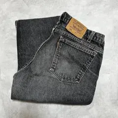 Levi's 90's 505 先染めブラック USA製36×32 オレンジタブ