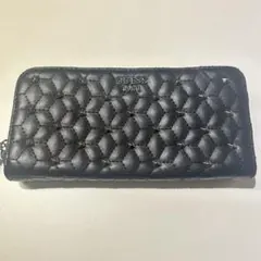 GUESS 長財布 キルティング ブラック ゲス 美品のサムネイル