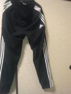 3XL　adidas ブラック ボトムス 3本ライン