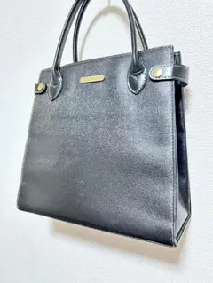 795299/Burberry サフィアーノレザー ハンドバッグ ネイビー 795299/Burberry サフィアーノレザー ハンドバッグ ネイビー - メルカリ
