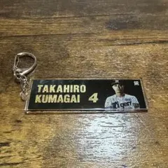 阪神タイガース 熊谷敬宥 ビジョンアクリルキーホルダー