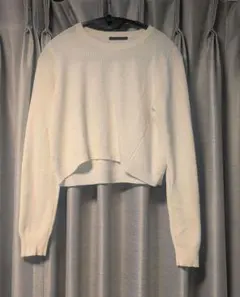 BARNYARDSTORM ホワイト クロップドニット サイズ0