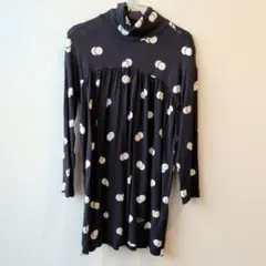 ARMANIJunior　6y ドット柄 ハイネックワンピース