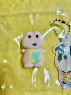 ドンドン スクイーズ ミニカエル ボーダーコリー キーホルダー付き
