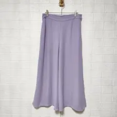 UNIQLO ユニクロ (L)　シフォン スリット スカートパンツ