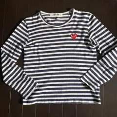 PLAY comme des garcons ボーダー ロンT