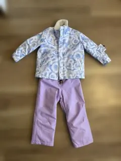 子ども用スキーウェア 上下セット パステルカラー