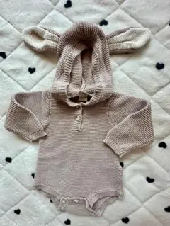 tete a tete うさ耳付きロンパース 70cm