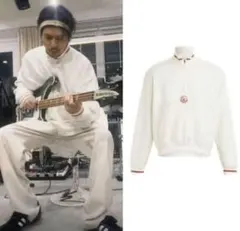 adidas ハーフジップスウェット　XLサイズ　常田大希着用 adidas ハーフジップ 常田大希着用 - メルカリ