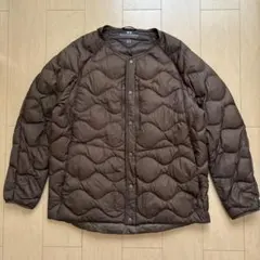ユニクロ ホワイトマウンテニアリング ウルトラライトダウンジャケット 茶 XL