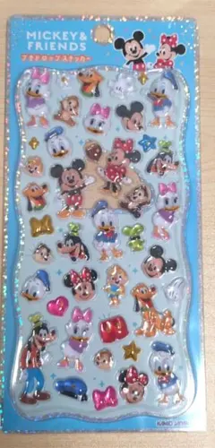 正規品　ミッキー＆フレンズ ディズニー　プチドロップステッカー