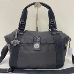 1961 Kipling キプリング 2way ショルダーバッグ　黒　ブラック