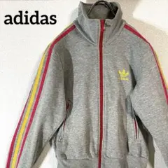 アディダス　トラックジャケット　ファイヤーバード　ブルゾンジャージ　グレー90