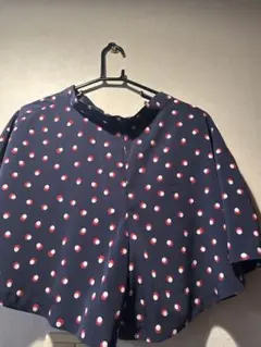 アニエス　水玉模様 フレアハーフパンツ