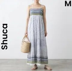 【Shuca】インド綿 キャミワンピ ロングワンピース リゾートワンピースのサムネイル