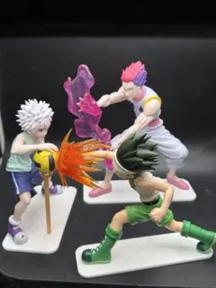 フィギュア台座　HUNTER x HUNTER ゴン ヒソカ　キルア　G.I.編