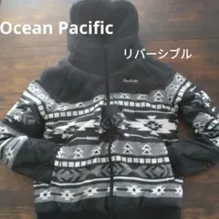 Ocean Pacific フリースジャケット リバーシブルボアブルゾン