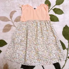 SERAPH キッズ ノースリーブ ワンピース 100 花柄のサムネイル