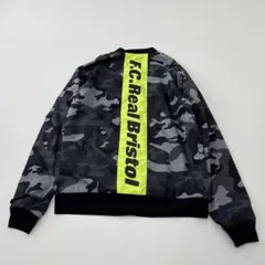 美品 名作 FCRB NIKE スター 星 総柄 リバーシブル ダウンベスト M