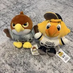 福岡ソフトバンクホークス ぬいぐるみ ハリーホーク 2体セット タカ