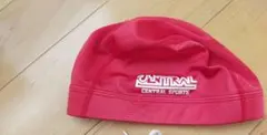 CENTRAL SPORTS 水泳帽 レッド ピンク