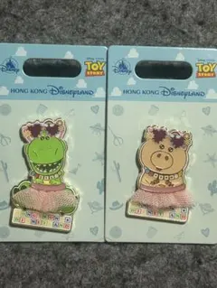 香港ディズニーランド限定ピンバッジセット ダッフィー シェリーメイ