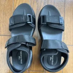 未使用Samansa Mos2 厚底サンダル ブラック Lサイズのサムネイル