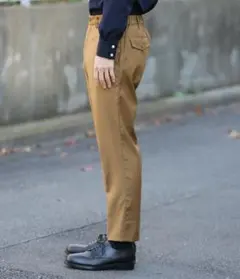 【秋冬服】JUNRed完売品 スリムスラックス キャメルのサムネイル