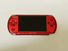 SONY PSP-3000 レッド 本体　動作未確認