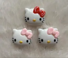 即購入OK アクセサリー・チャーム　キティ3ケセット