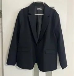 ハニーズ　GLACIER ブラックシングルボタンジャケット サイズ3L