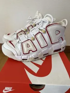 NIKE AIR MORE UPTEMPO 96 白赤 25.5cm