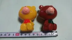 ゼリア新薬 くまのマスコット ソフビフィギュア