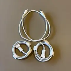 美品　充電ケーブル3本セット Lightning USB