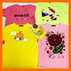 嵐ツアーTシャツ　24時間TVチャリTシャツ&バッジ&バングル　12点まとめ売り