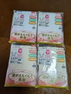 送料無料！グンゼ　着替えらくらく肌着失禁ショーツ　新品L寸4枚組